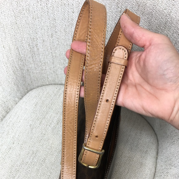 Authentic Celine brown crossbody bag Macadam pattern - Picture 16 of 16